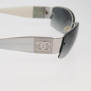 CHANEL Sunglasses plastic Opal CC Auth 162593-6