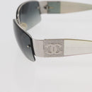 CHANEL Sunglasses plastic Opal CC Auth 162593-8