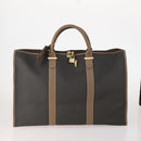 Dunhill Tote Bag Leather 4 Set Brown Black Auth 162595-2