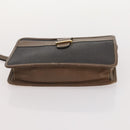 Dunhill Tote Bag Leather 4 Set Brown Black Auth 162595-24