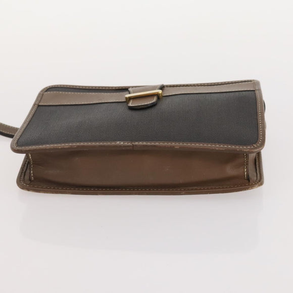 Dunhill Tote Bag Leather 4 Set Brown Black Auth 162595