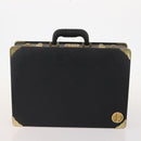Dunhill Tote Bag Leather 4 Set Brown Black Auth 162595-8