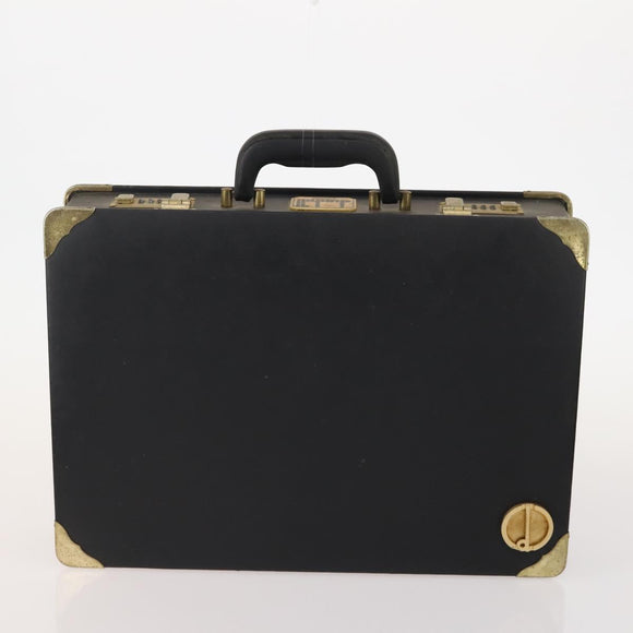 Dunhill Tote Bag Leather 4 Set Brown Black Auth 162595