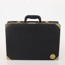 Dunhill Tote Bag Leather 4 Set Brown Black Auth 162595-9