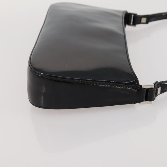 Salvatore Ferragamo Hand Bag Patent leather 3 Set White Black Navy Auth 162600