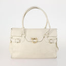 Salvatore Ferragamo Hand Bag Patent leather 3 Set White Black Navy Auth 162600-2