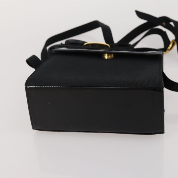 Salvatore Ferragamo Hand Bag Patent leather 3 Set White Black Navy Auth 162600