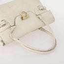 Salvatore Ferragamo Hand Bag Patent leather 3 Set White Black Navy Auth 162600-5