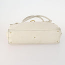 Salvatore Ferragamo Hand Bag Patent leather 3 Set White Black Navy Auth 162600-7