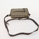 GUCCI GG Supreme Canvas Web Sherry Line Shoulder Bag PVC 3 Set Beige Auth 162605-12