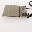 GUCCI GG Supreme Canvas Web Sherry Line Shoulder Bag PVC 3 Set Beige Auth 162605-18