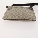 GUCCI GG Supreme Canvas Web Sherry Line Shoulder Bag PVC 3 Set Beige Auth 162605-21