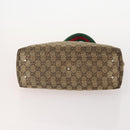 GUCCI GG Supreme Canvas Web Sherry Line Shoulder Bag PVC 3 Set Beige Auth 162605-7