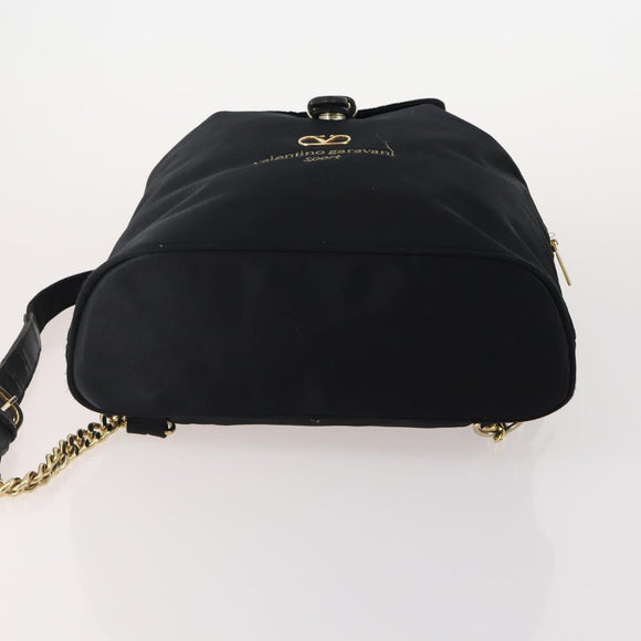 LOUIS VUITTON Fendi Bottega Valentino Bag Nylon 4 Set Green Black LV Auth 162607
