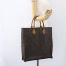 LOUIS VUITTON Monogram Sac Plat Hand Bag M51140 LV Auth 162680-19