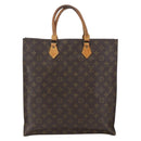 LOUIS VUITTON Monogram Sac Plat Hand Bag M51140 LV Auth 162680-13