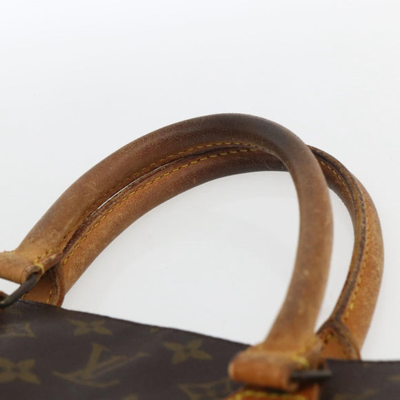 LOUIS VUITTON Monogram Sac Plat Hand Bag M51140 LV Auth 162680