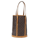 LOUIS VUITTON Monogram Bucket GM Shoulder Bag M42236 LV Auth 162681-1