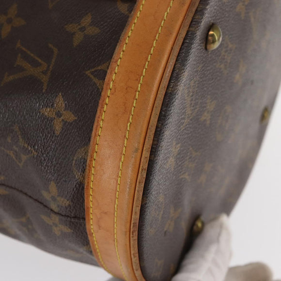 LOUIS VUITTON Monogram Bucket GM Shoulder Bag M42236 LV Auth 162681