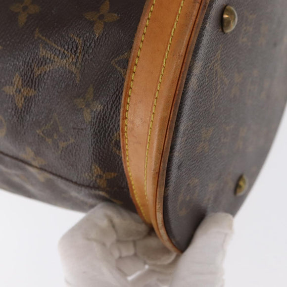 LOUIS VUITTON Monogram Bucket GM Shoulder Bag M42236 LV Auth 162681