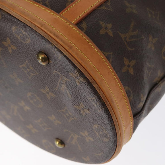 LOUIS VUITTON Monogram Bucket GM Shoulder Bag M42236 LV Auth 162681
