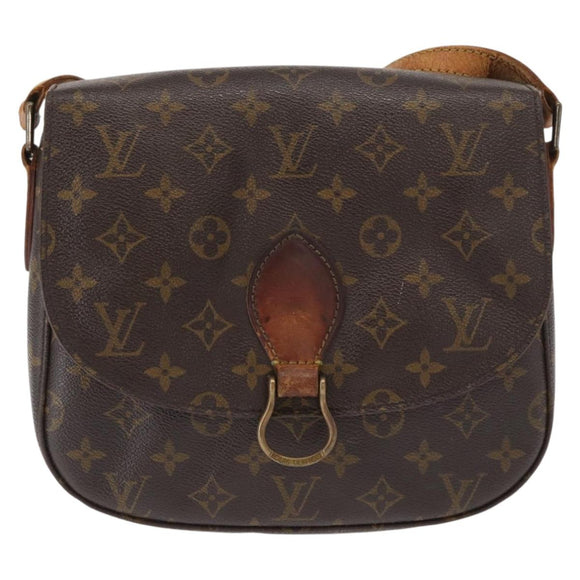 LOUIS VUITTON Monogram Saint Cloud GM Shoulder Bag M51242 LV Auth 162682