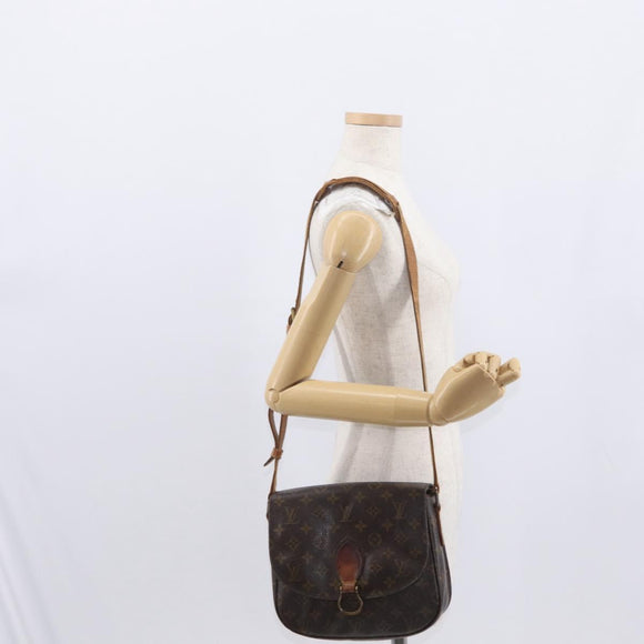 LOUIS VUITTON Monogram Saint Cloud GM Shoulder Bag M51242 LV Auth 162682