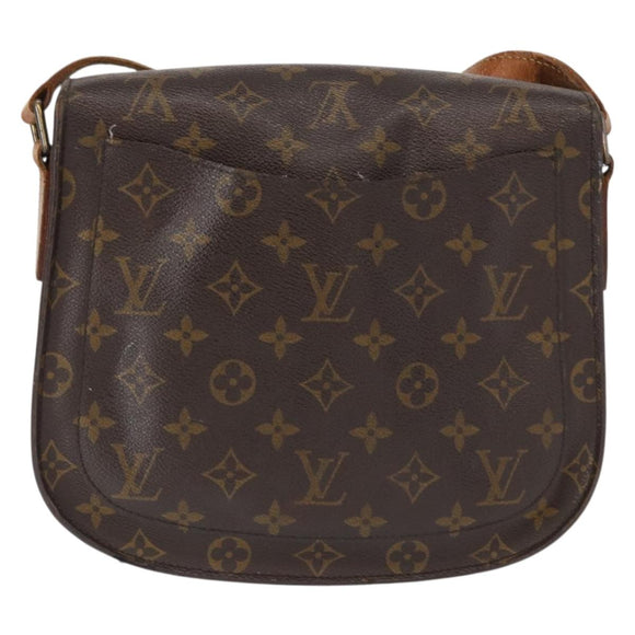 LOUIS VUITTON Monogram Saint Cloud GM Shoulder Bag M51242 LV Auth 162682