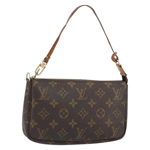 LOUIS VUITTON Monogram Pochette Accessoires Pouch M51980 LV Auth 162685