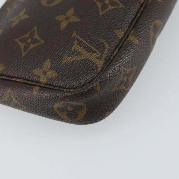 LOUIS VUITTON Monogram Pochette Accessoires Pouch M51980 LV Auth 162685