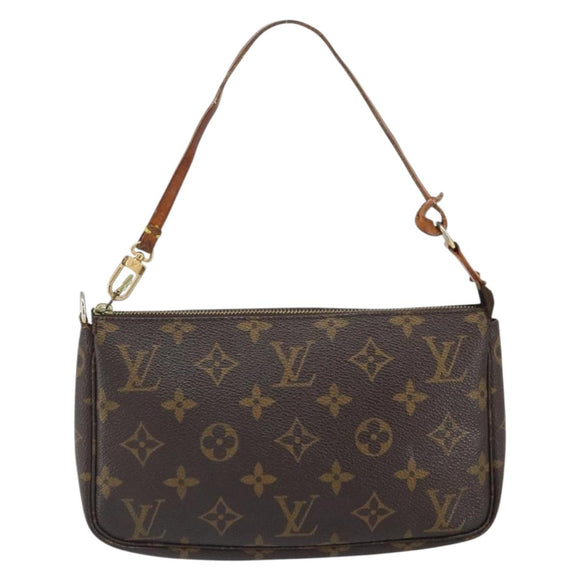 LOUIS VUITTON Monogram Pochette Accessoires Pouch M51980 LV Auth 162685