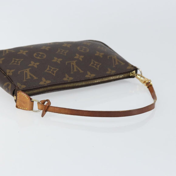 LOUIS VUITTON Monogram Pochette Accessoires Pouch M51980 LV Auth 162685