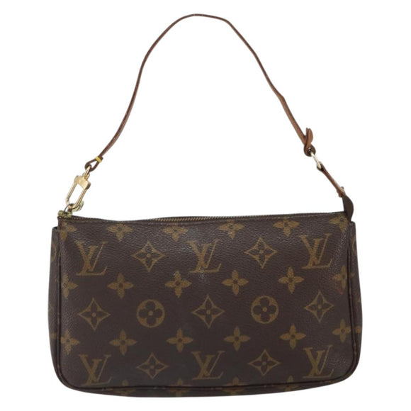 LOUIS VUITTON Monogram Pochette Accessoires Pouch M51980 LV Auth 162690
