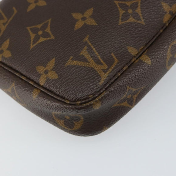 LOUIS VUITTON Monogram Pochette Accessoires Pouch M51980 LV Auth 162692