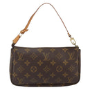 LOUIS VUITTON Monogram Pochette Accessoires Pouch M51980 LV Auth 162692-3