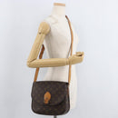 LOUIS VUITTON Monogram Saint Cloud GM Shoulder Bag M51242 LV Auth 162705-27