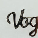 LOUIS VUITTON VolezVoguezVoyagez Brooch metal Silver M62507 LV Auth 162715M-16