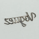 LOUIS VUITTON VolezVoguezVoyagez Brooch metal Silver M62507 LV Auth 162715M-18