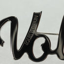 LOUIS VUITTON VolezVoguezVoyagez Brooch metal Silver M62507 LV Auth 162715M-3