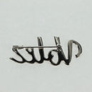 LOUIS VUITTON VolezVoguezVoyagez Brooch metal Silver M62507 LV Auth 162715M-4