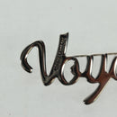 LOUIS VUITTON VolezVoguezVoyagez Brooch metal Silver M62507 LV Auth 162715M-8