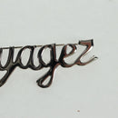 LOUIS VUITTON VolezVoguezVoyagez Brooch metal Silver M62507 LV Auth 162715M-9