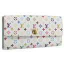 LOUIS VUITTON Monogram Multicolor Portefeuille Sarah Wallet M93745 Auth 162716V-1
