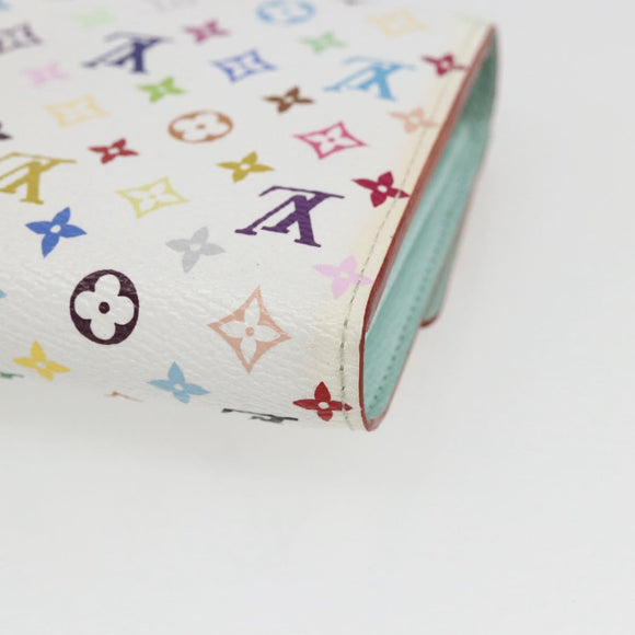 LOUIS VUITTON Monogram Multicolor Portefeuille Sarah Wallet M93745 Auth 162716V