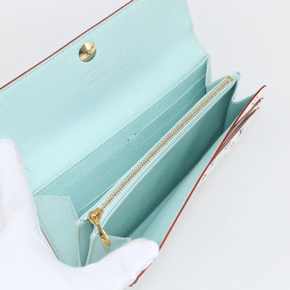 LOUIS VUITTON Monogram Multicolor Portefeuille Sarah Wallet M93745 Auth 162716V