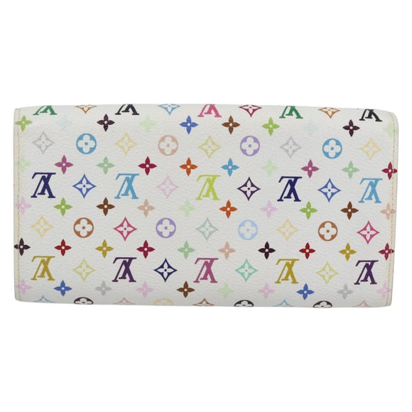 LOUIS VUITTON Monogram Multicolor Portefeuille Sarah Wallet M93745 Auth 162716V