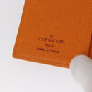 LOUIS VUITTON Epi Agenda Mini Day Planner Cover Mandarin R20007H LV Auth 162717-13