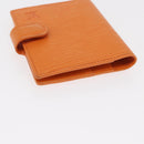 LOUIS VUITTON Epi Agenda Mini Day Planner Cover Mandarin R20007H LV Auth 162717-6
