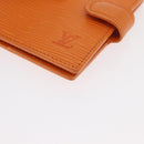 LOUIS VUITTON Epi Agenda Mini Day Planner Cover Mandarin R20007H LV Auth 162717-9