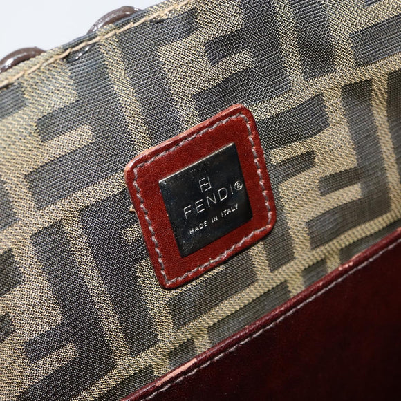 FENDI Handtasche Bast Braun Auth 162721